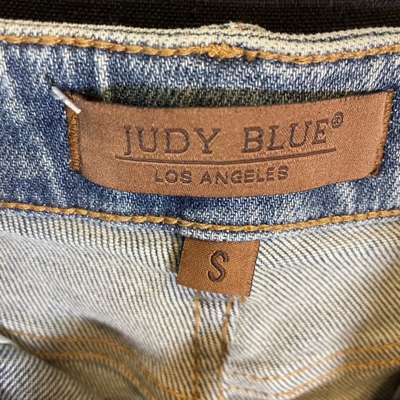 Judy Blue Los Angeles High Waisted Denim Distressed Shorts. Size Small. $100+ - Picture 7 of 7